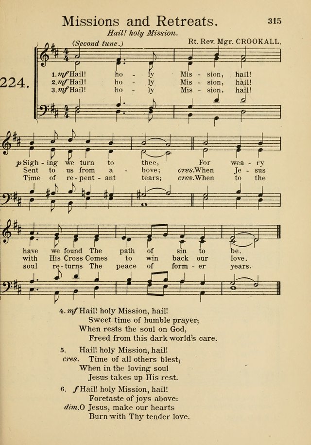 Catholic Church Hymnal with Music page 340