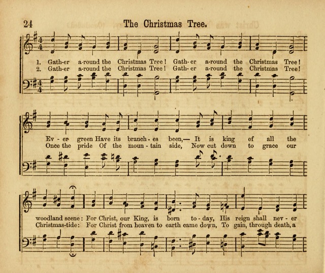 Chants, Carols and Tunes: a supplement to the Sunday School Service and Tune Book page 24