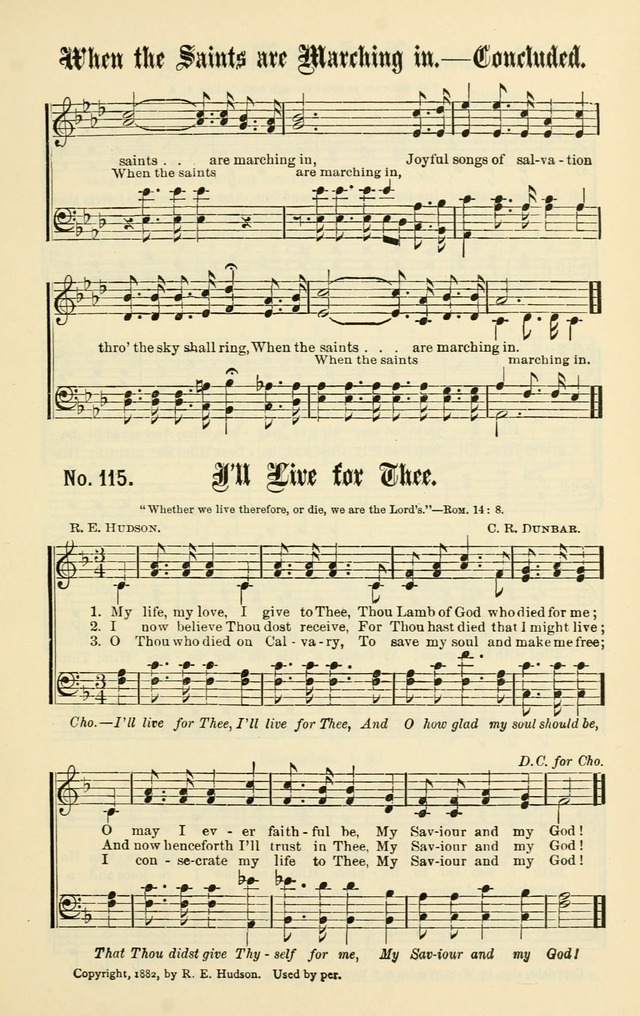 Christian Endeavor Edition of Sacred Songs No. 1 page 124