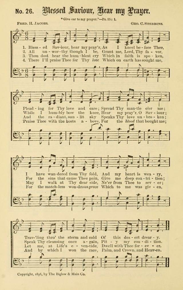 Christian Endeavor Edition of Sacred Songs No. 1 page 33