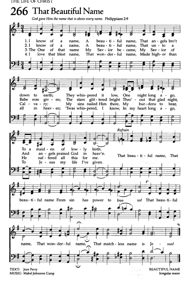 The Celebration Hymnal: songs and hymns for worship page 260