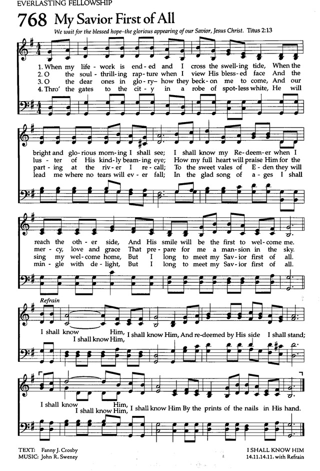 The Celebration Hymnal: songs and hymns for worship page 734