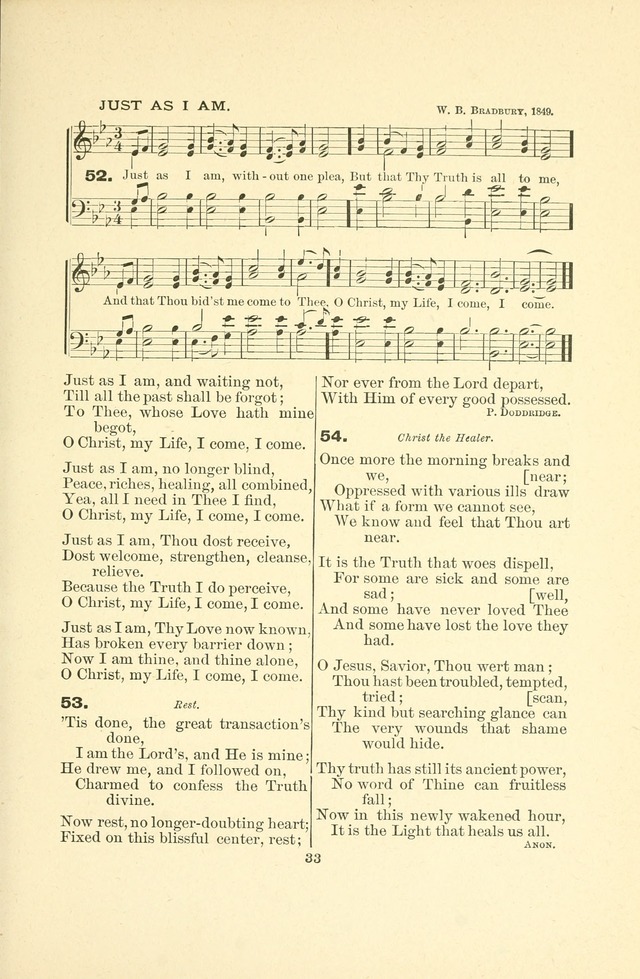 A Collection of Familiar and Original Hymns with New Meanings. 2nd ed. page 33