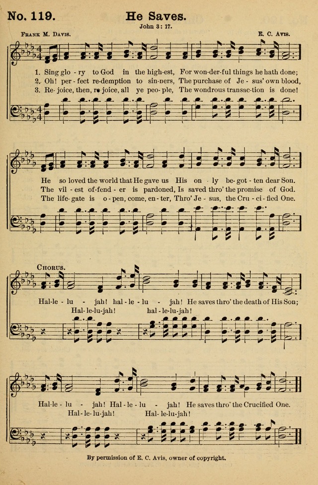 Crowning Glory No. 1: a choice collection of gospel hymns page 119