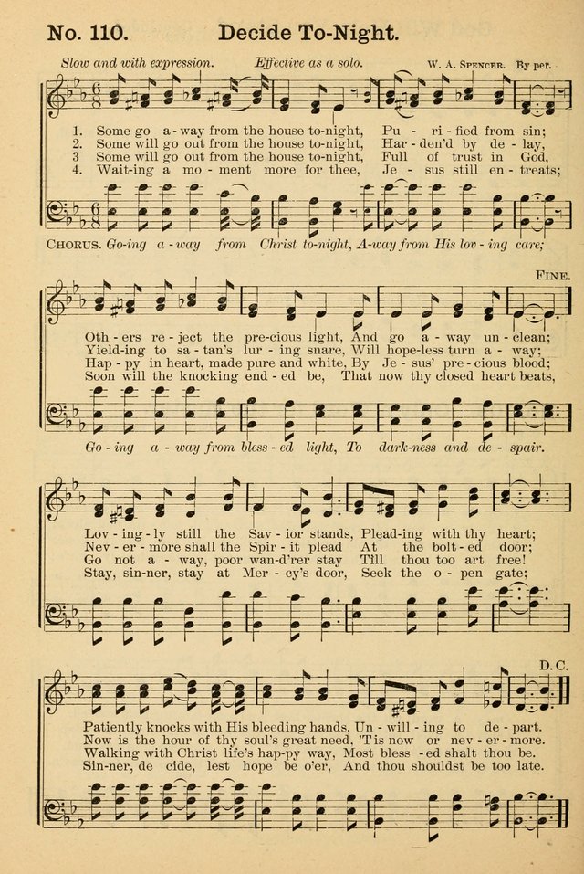 Crowning Glory No. 2: a collection of gospel hymns page 119