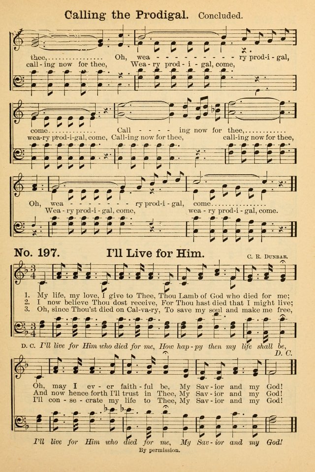 Crowning Glory No. 2: a collection of gospel hymns page 212
