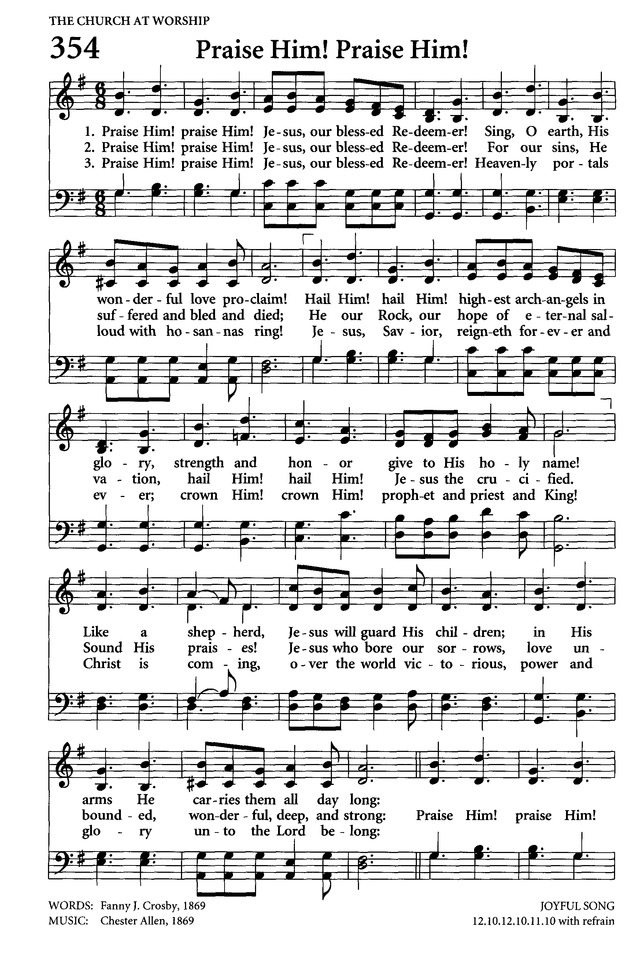 Celebrating Grace Hymnal page 336