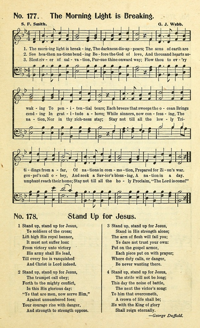 Christian Gospel Hymns: for church, Sunday school, and evangelistic meetings: contains the cream of all the old songs, and the very best of all the new page 181