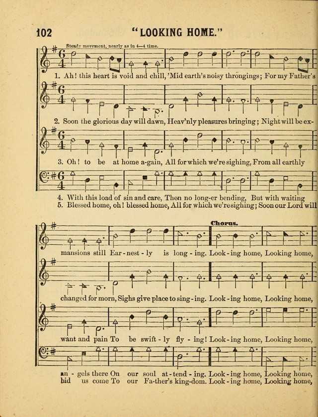 Crystal Gems for the Sabbath School: containing a choice collection of new hymns and tunes, suitable for anniversaries, and all other exercises of the Sabbath-school... page 102