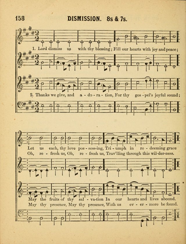 Crystal Gems for the Sabbath School: containing a choice collection of new hymns and tunes, suitable for anniversaries, and all other exercises of the Sabbath-school... page 158