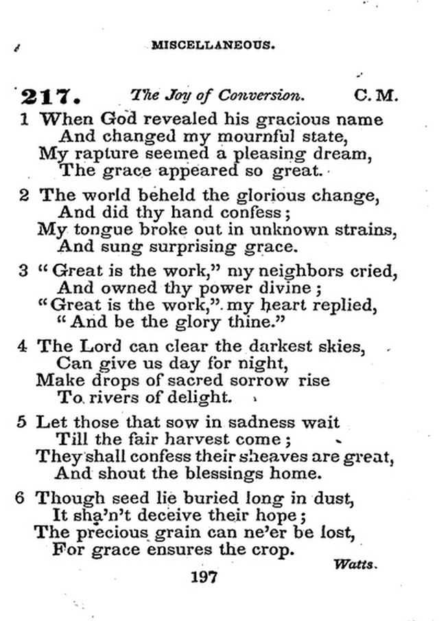 Conference Hymns. a new collection of hymns, designed especially for use in conference and prayer meetings, and family worship. page 211