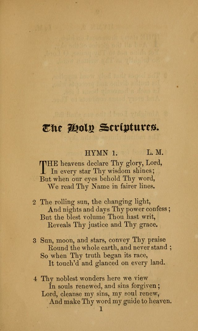 A Collection of Hymns page 1