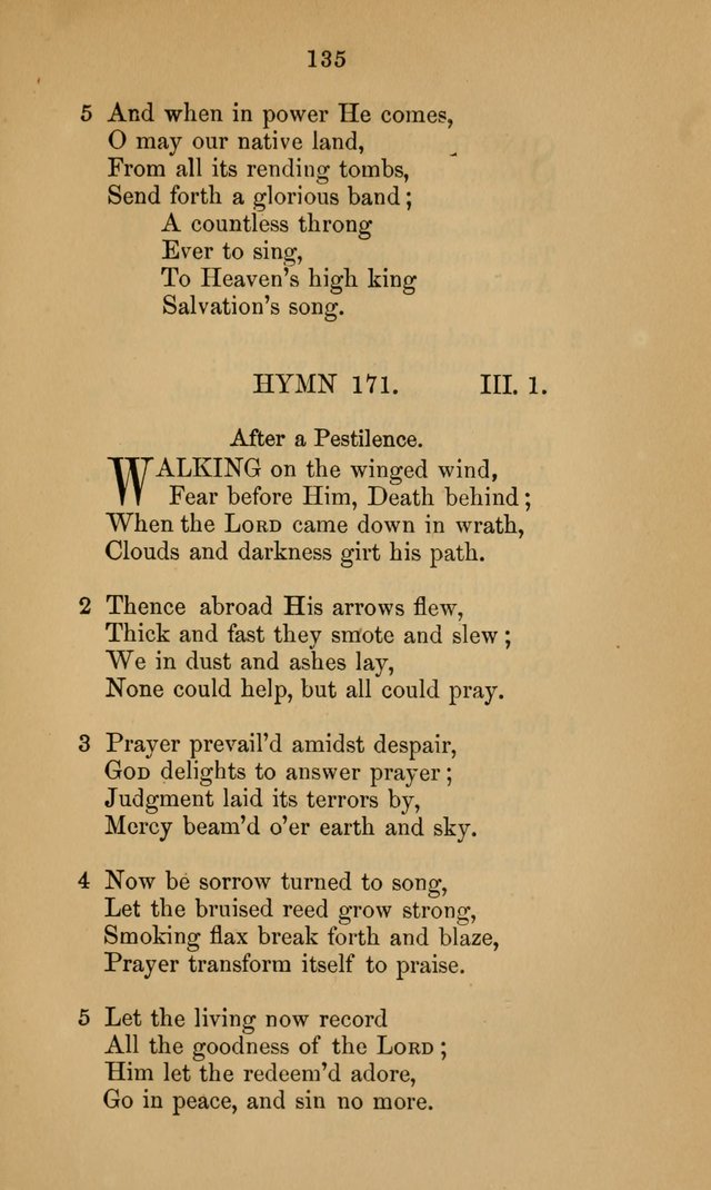A Collection of Hymns page 135