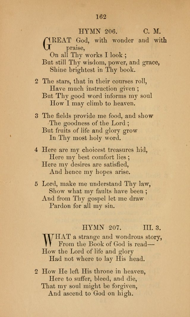 A Collection of Hymns page 162