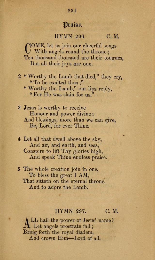 A Collection of Hymns page 231