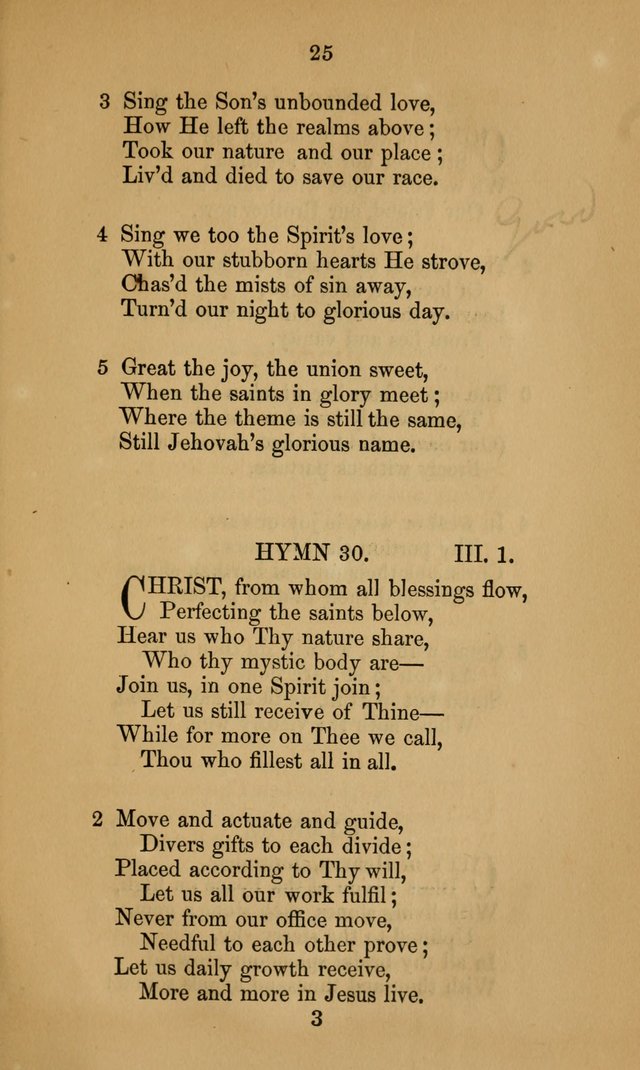 A Collection of Hymns page 25