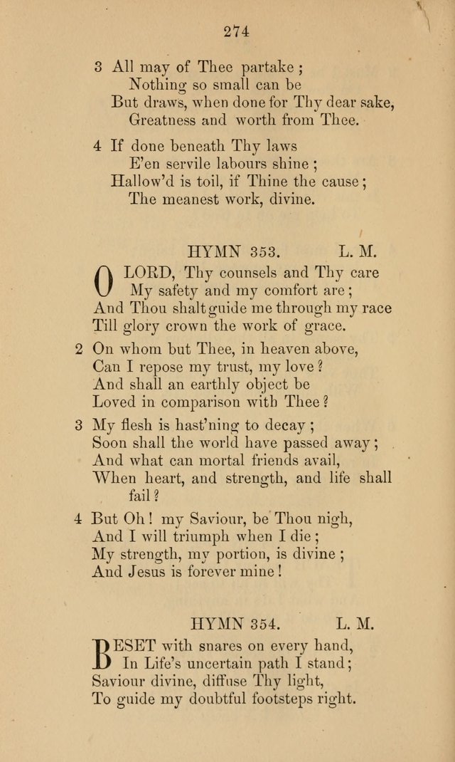 A Collection of Hymns page 274