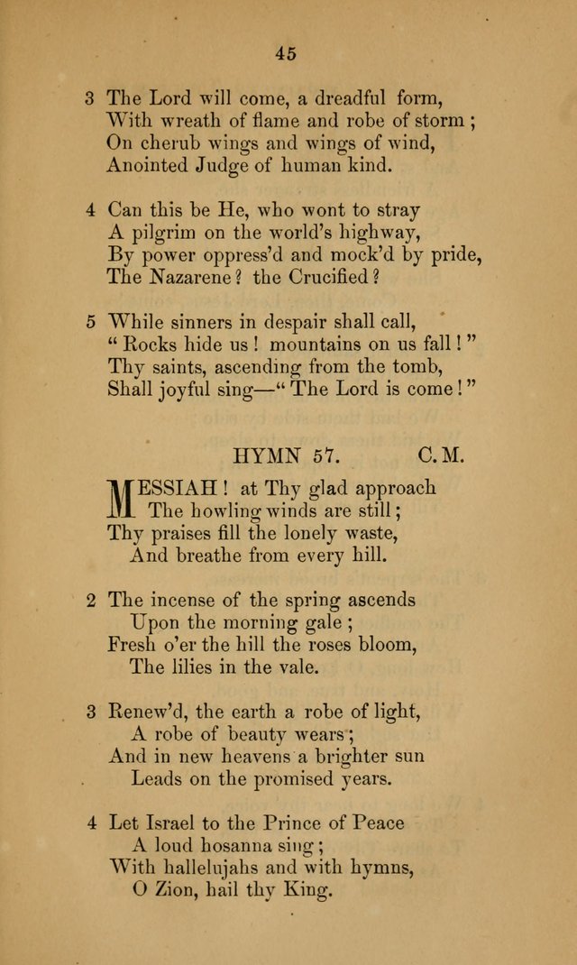 A Collection of Hymns page 45
