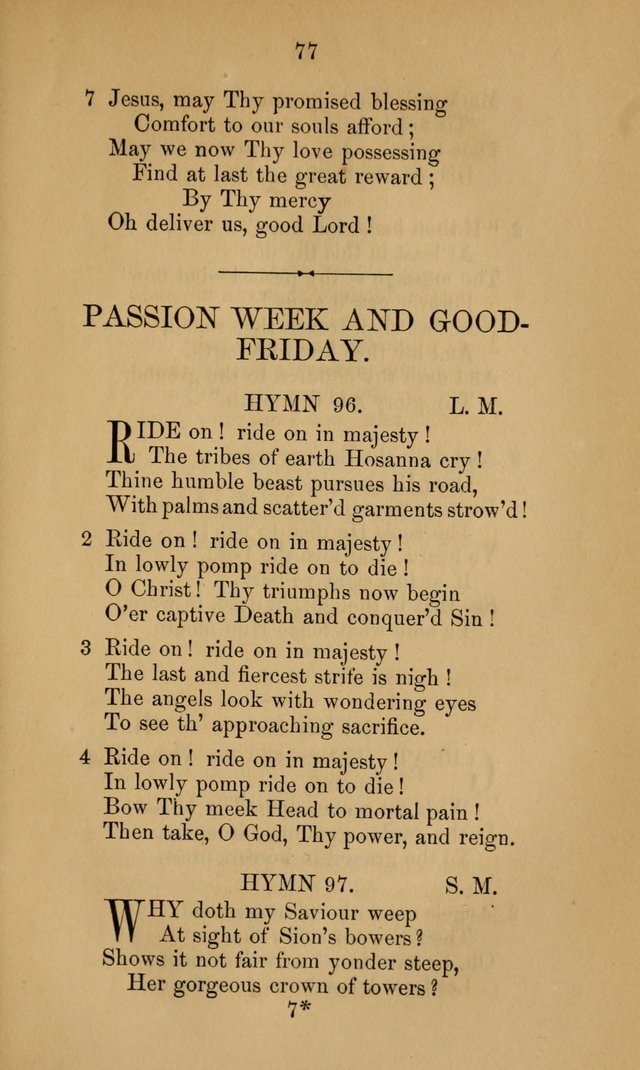 A Collection of Hymns page 77