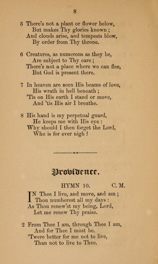 A Collection of Hymns page 8