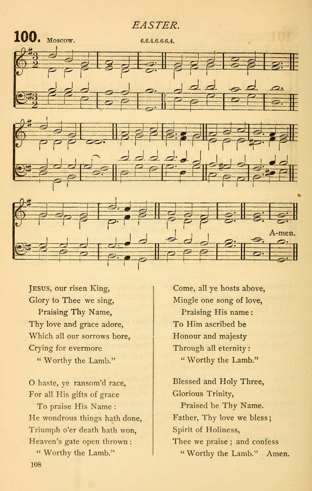 Church Hymnal page 108