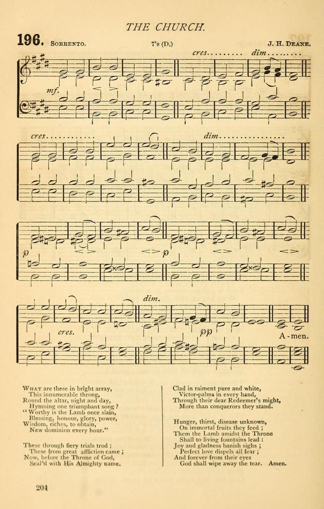Church Hymnal page 204