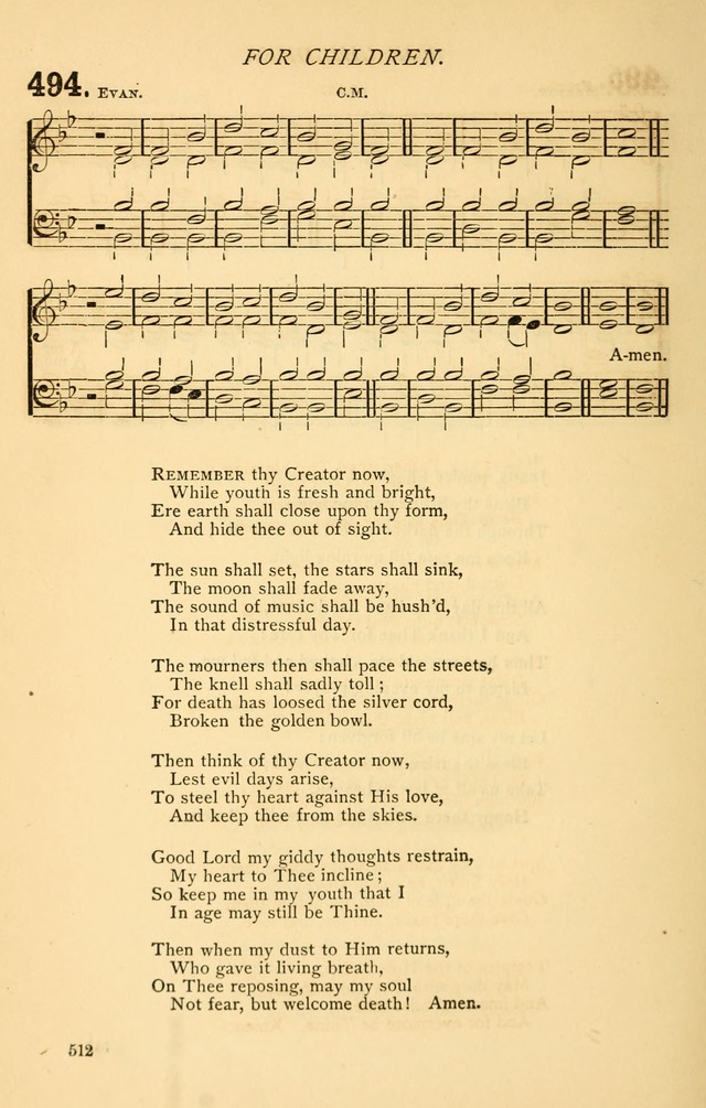 Church Hymnal page 512
