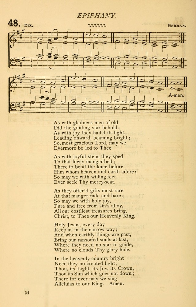Church Hymnal page 54