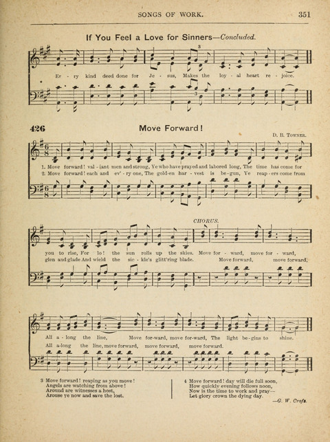The Canadian Hymnal: a collection of hymns and music for Sunday schools, Epworth leagues, prayer and praise meetings, family circles, etc. (Revised and enlarged) page 351