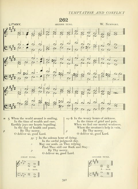 The Church Hymnary page 341