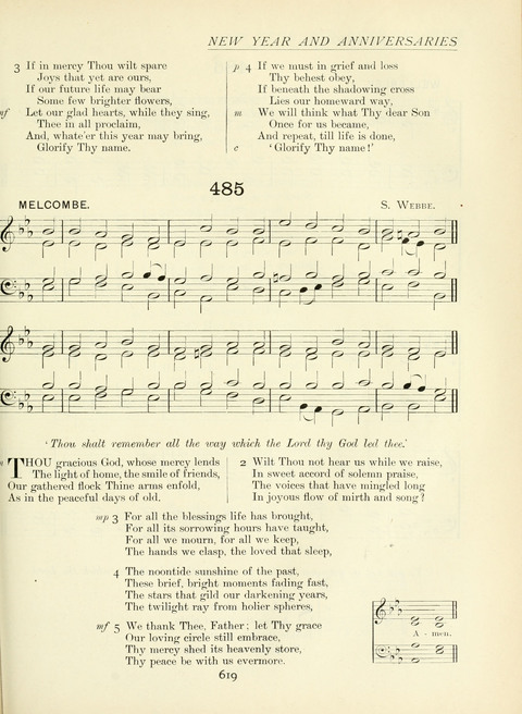 The Church Hymnary page 619