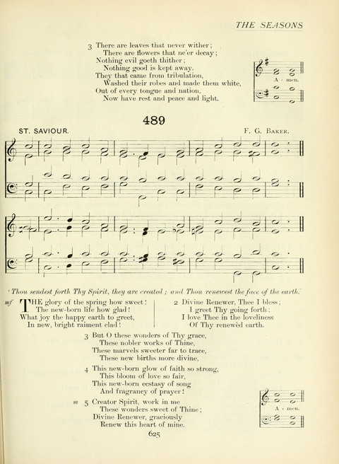 The Church Hymnary page 625