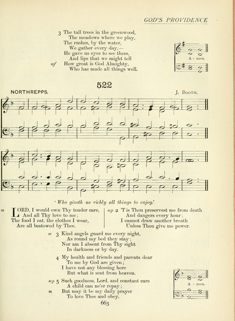 The Church Hymnary page 663