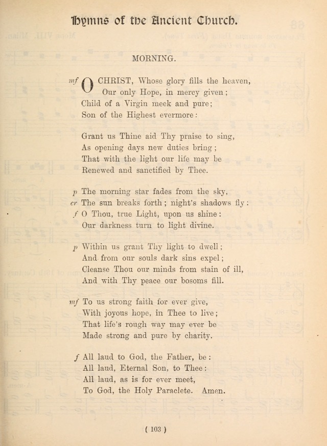 Church Hymns: with tunes (New ed.) page 103