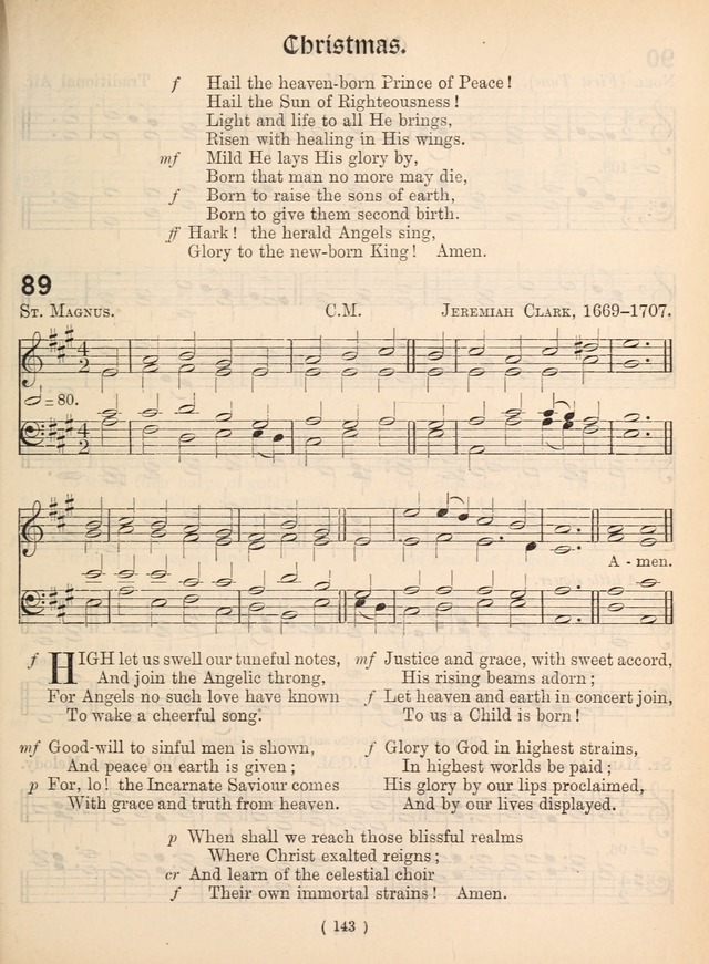 Church Hymns: with tunes (New ed.) page 143