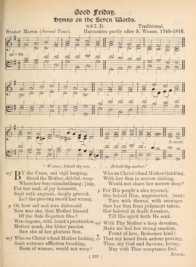 Church Hymns: with tunes (New ed.) page 233