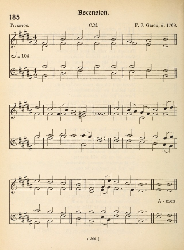 Church Hymns: with tunes (New ed.) page 300
