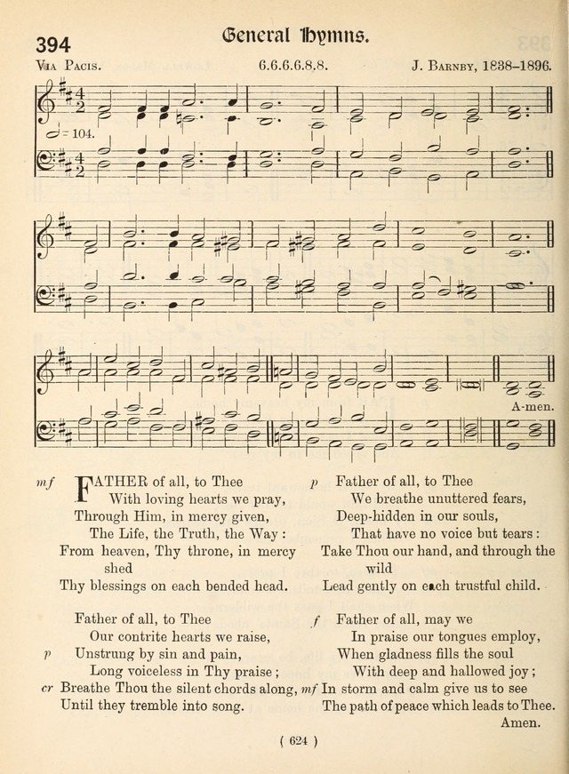 Church Hymns: with tunes (New ed.) page 624