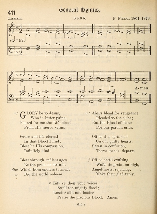 Church Hymns: with tunes (New ed.) page 646