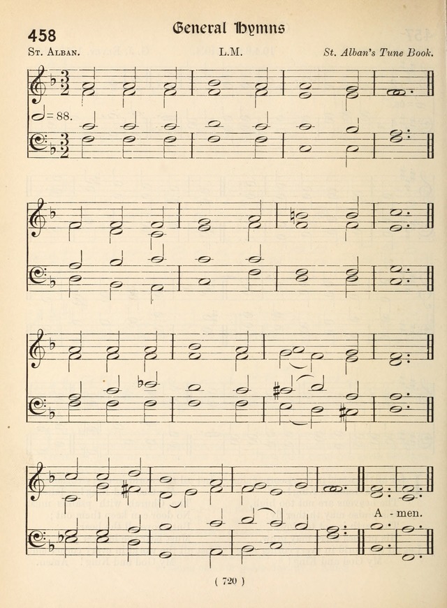 Church Hymns: with tunes (New ed.) page 720