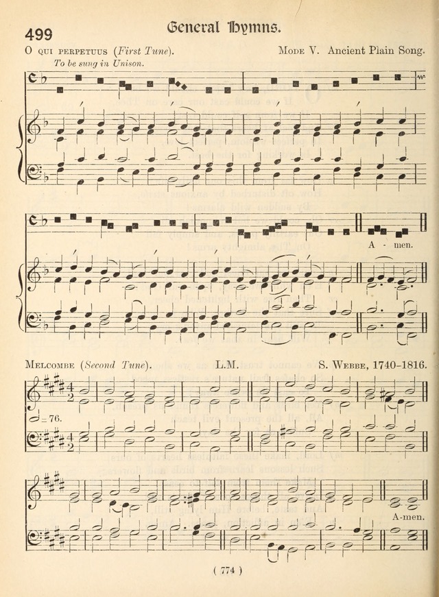 Church Hymns: with tunes (New ed.) page 774