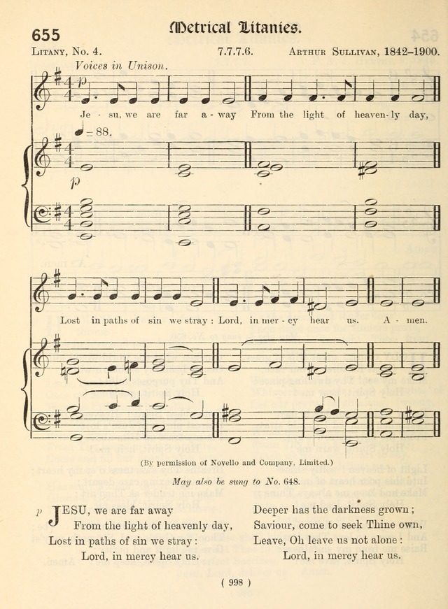 Church Hymns: with tunes (New ed.) page 998