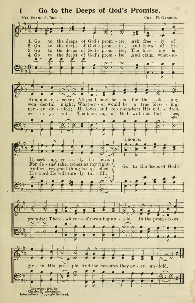 Conference Hymnal page 1