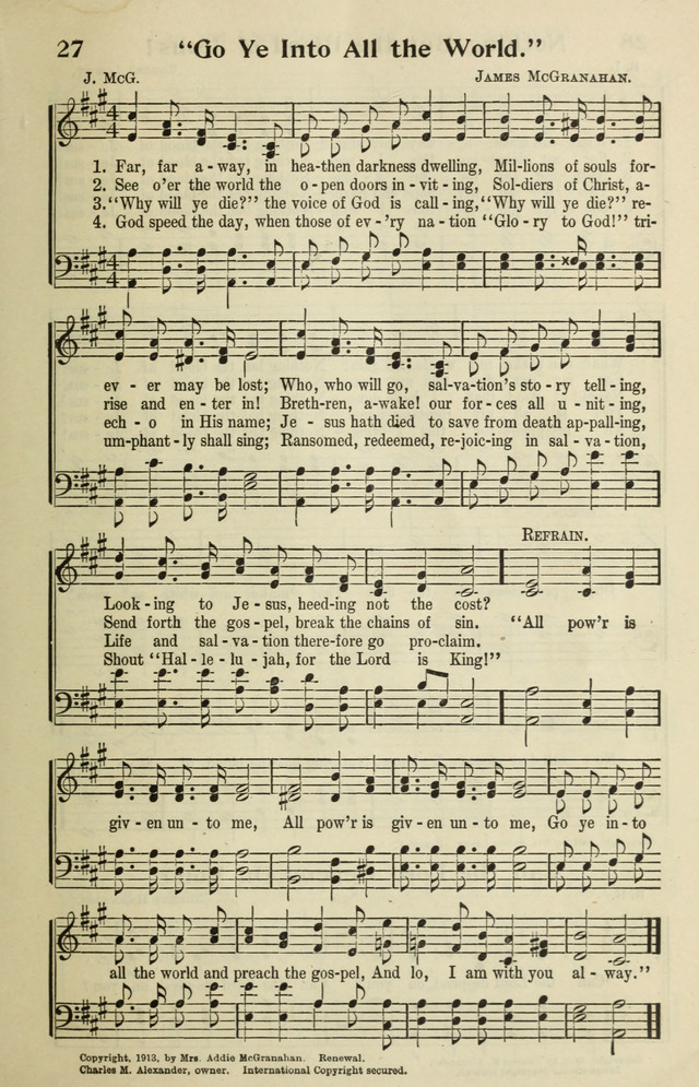 Conference Hymnal page 27
