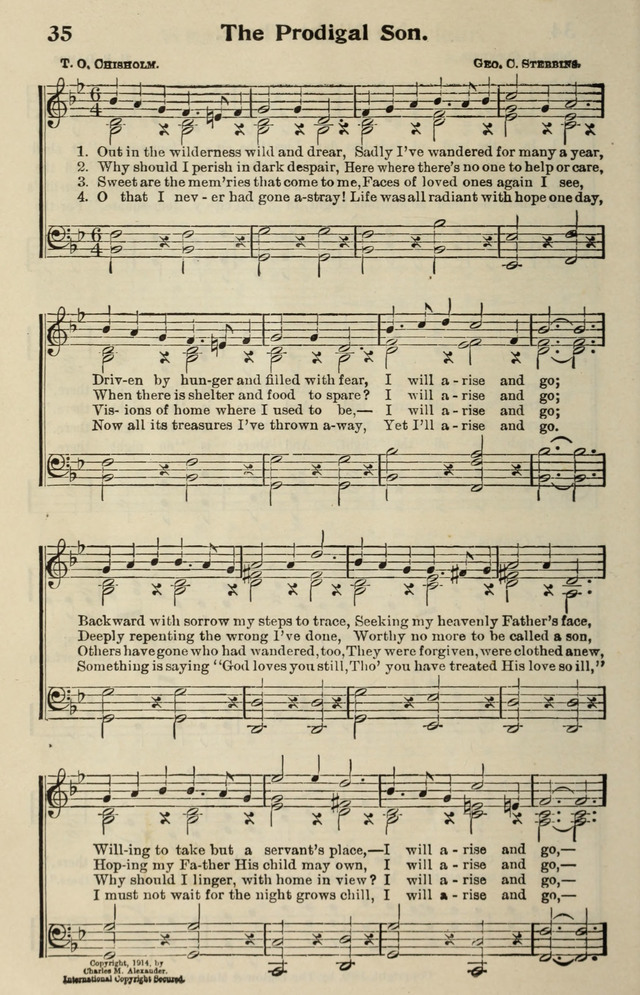 Conference Hymnal page 36