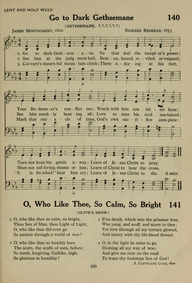The Century Hymnal page 109