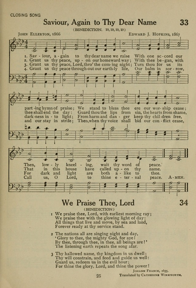 The Century Hymnal page 25