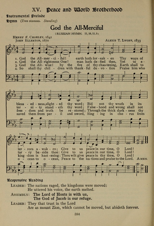 The Century Hymnal page 384