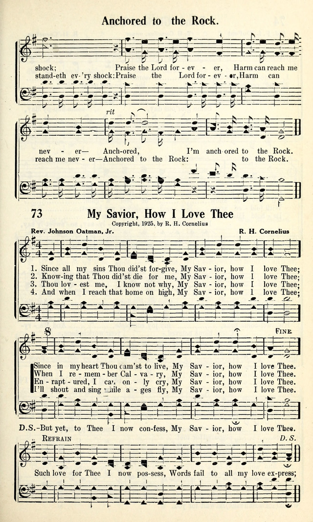 Calvary Hymns page 73