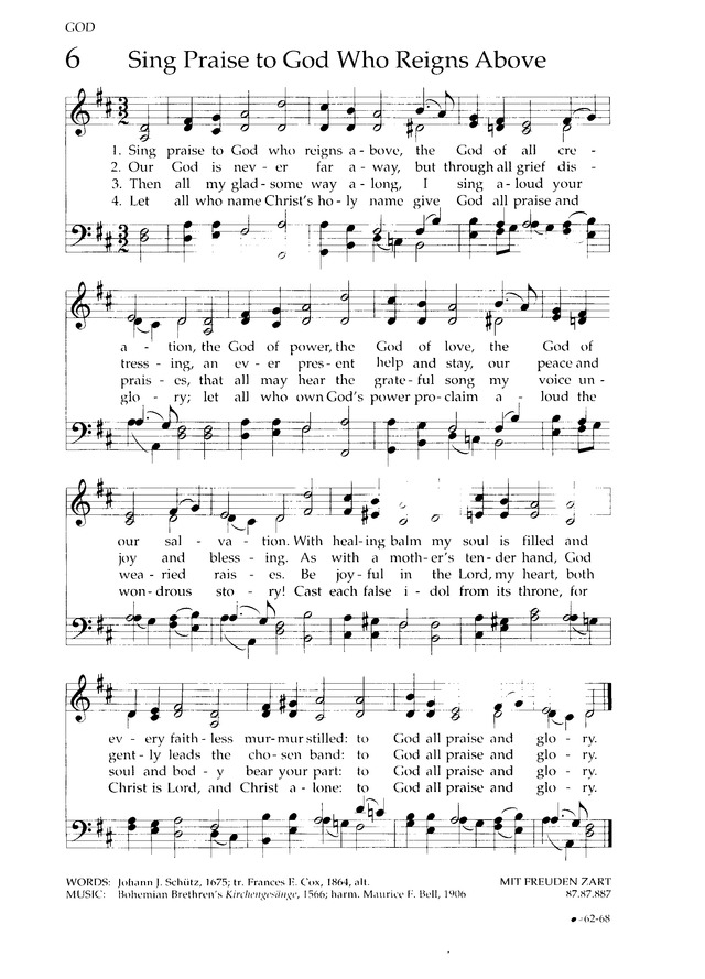 Chalice Hymnal page 6